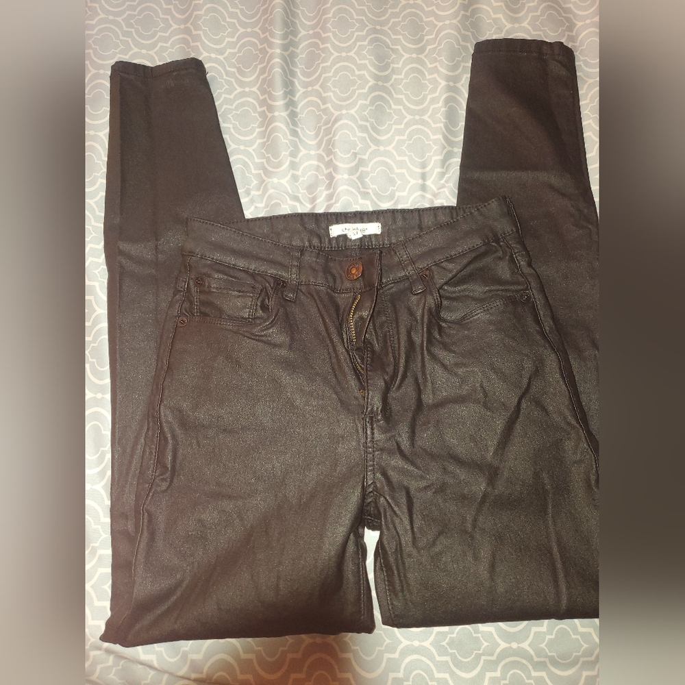 Coated Skinny Jeans